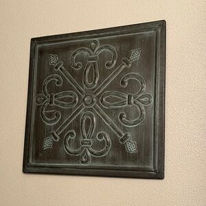 Southern Living at Home PATINA Square Metal Wall Art Tile Diagonal or Horizontal